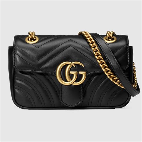 gucci marmont shoulder double g